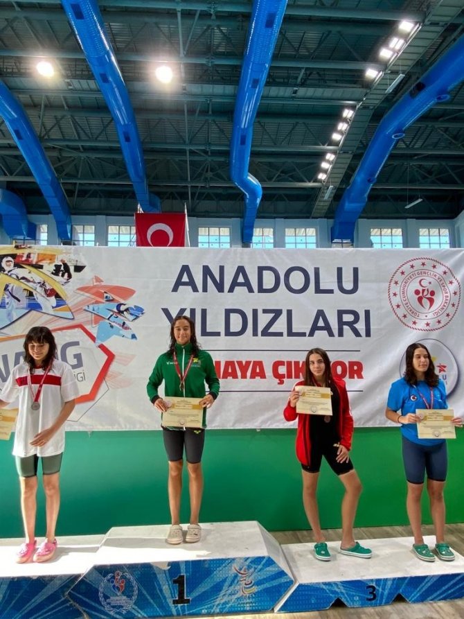 Analig yüzme Türkiye finallerinde Denizli karması tarih yazdı