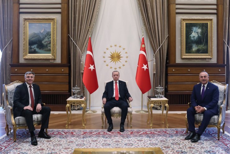 Erdoğan, Bulgaristan Hak ve Özgürlükler Partisi Genel Başkanı Karadayı'yı kabul etti