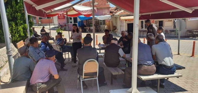 Kene mücadelesi hakkında eğitim verildi