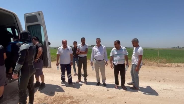 Sulama kanalına düşen Mahmut, 30 kilometrelik alanda aranıyor