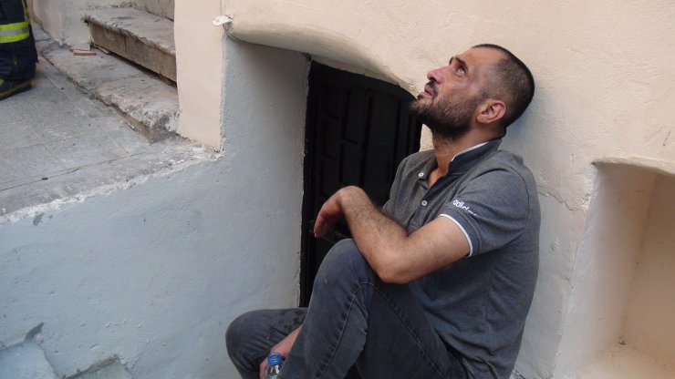 Otelde yangın paniği