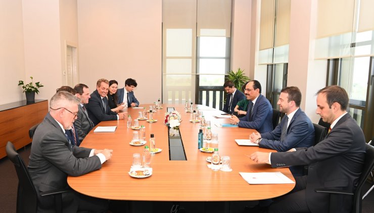 Sözcü Kalın, ABD Temsilciler Meclisi Üyesi Crow ile görüştü