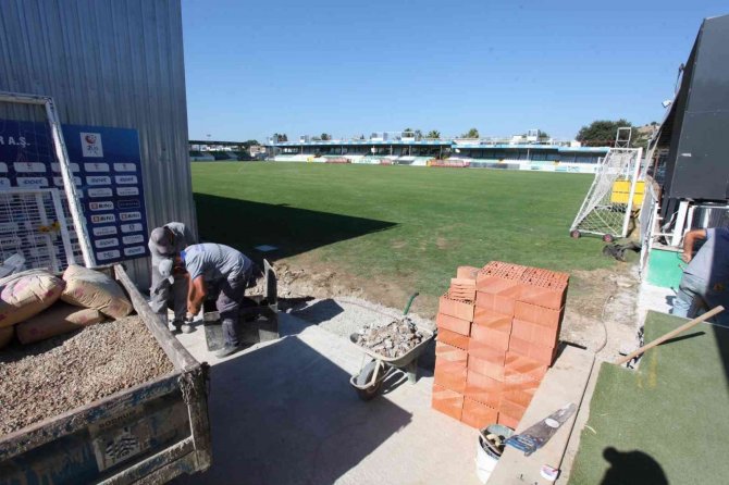 Bodrumspor’da ve stadyumda hazırlıklar sürüyor
