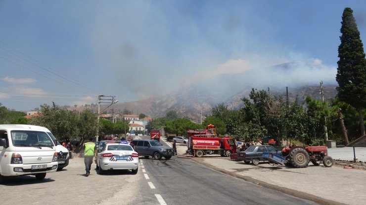 Çanakkale'de makilik yangını, ormana sıçradı