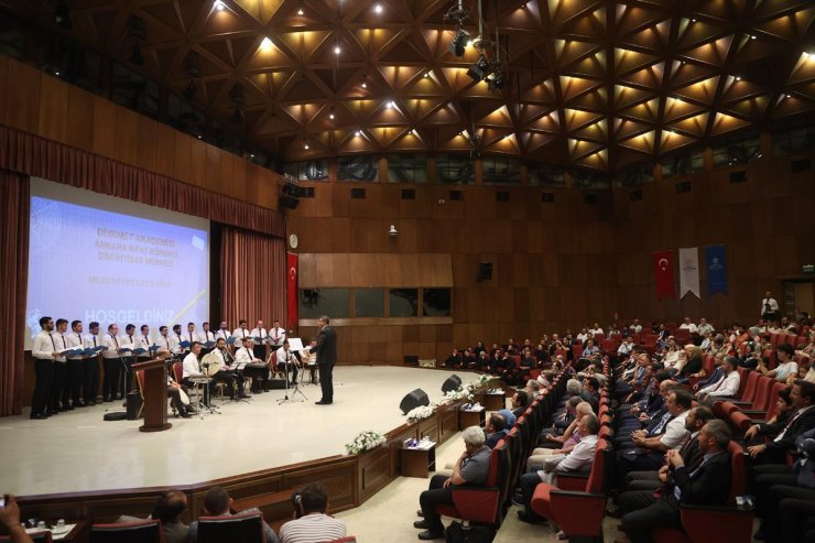 Erbaş: Sanat, bizim medeniyet unsurlarımızdan birisidir