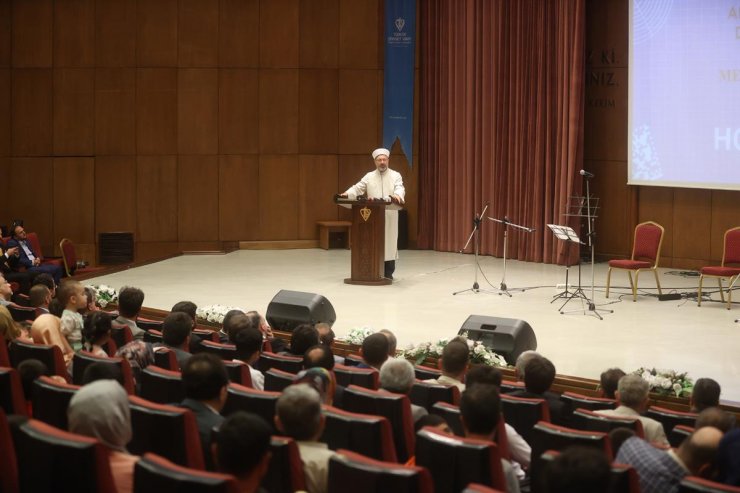 Erbaş: Sanat, bizim medeniyet unsurlarımızdan birisidir