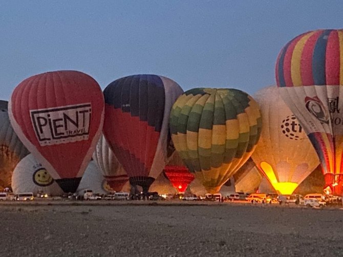 Yılın ilk 7 ayında 327 bin 859 kişi Kapadokya’yı kuş bakışı izledi