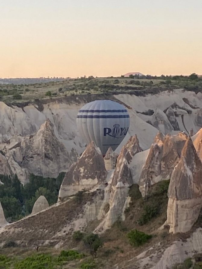 Yılın ilk 7 ayında 327 bin 859 kişi Kapadokya’yı kuş bakışı izledi