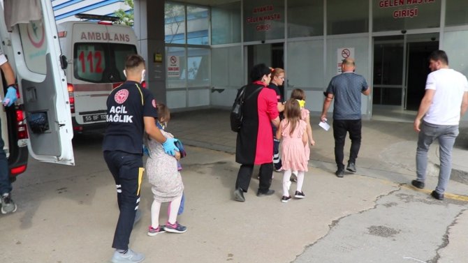 Fındık toplamaya giden ailelerin bulunduğu minibüs tırla çarpıştı: 14 yaralı