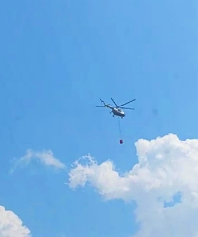 Denizli’de korkutan yangın