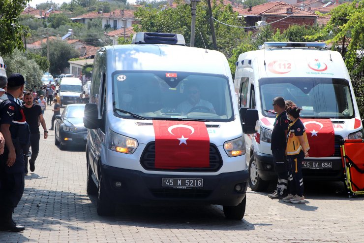 Şehit Uzman Çavuş Ergin, Manisa'da son yolculuğa uğurlandı