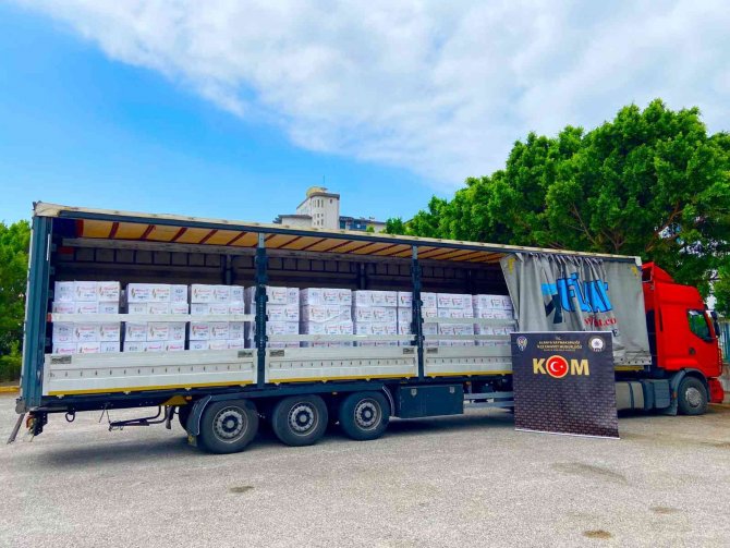 6 milyon TL değerinde kaçak alkol ele geçirildi