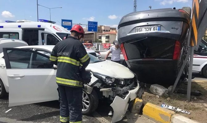 Çorum’da trafik kazası: 3 yaralı