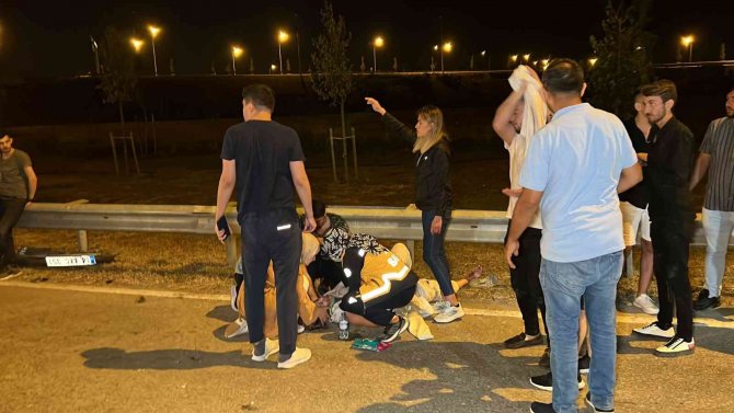 İki kazada araçlar takla attı: 2’si ağır 6 yaralı