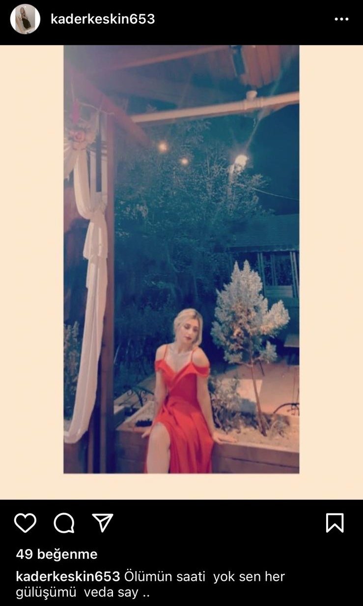 Kader, oturduğu apartmanın önünde ölü bulundu