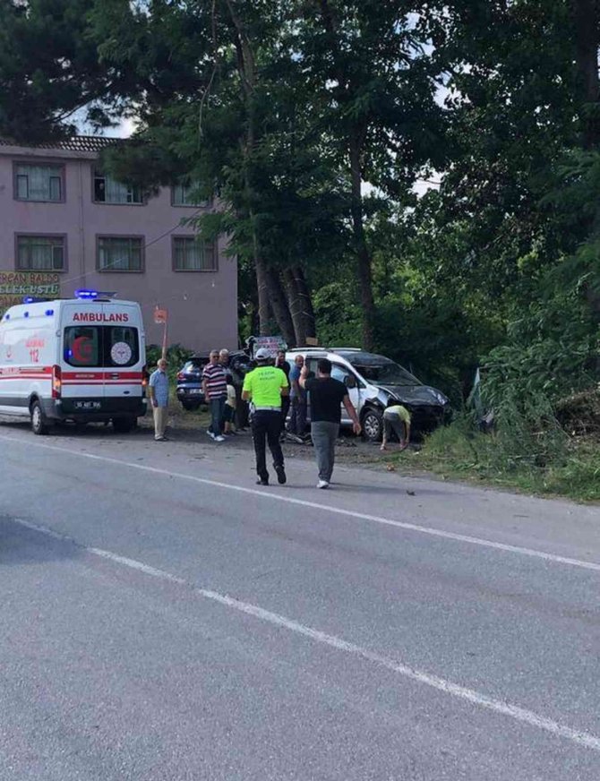 Samsun’da trafik kazası: 2 yaralı