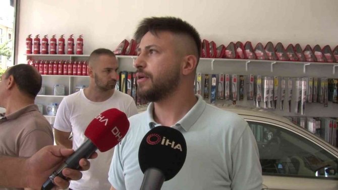 Yanlışlıkla gaza bastı 2’nci kattan uçtu