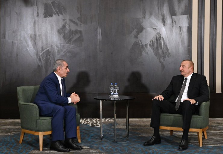 Aliyev, Tatar ve Iştiyye ile görüştü