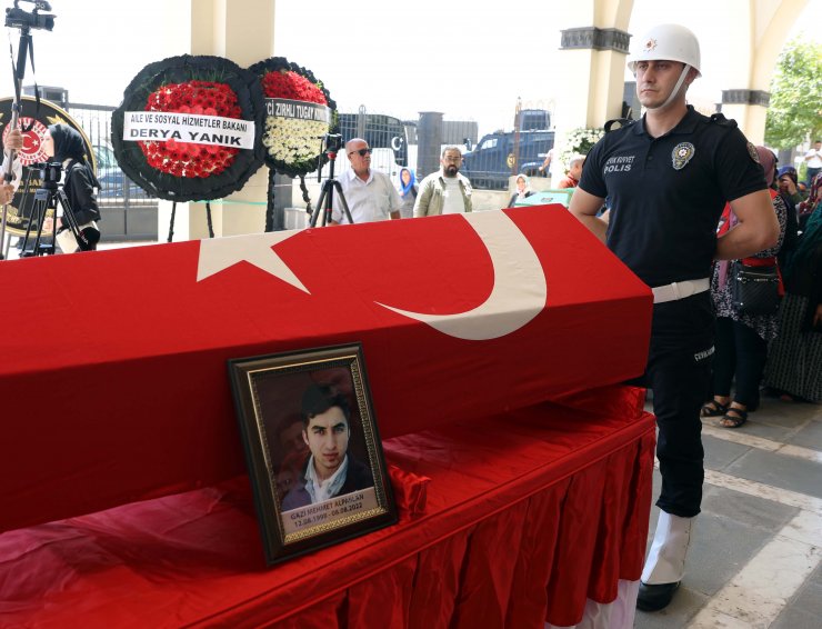 Başına yorgun mermi isabet eden 15 Temmuz gazisi, son yolculuğa uğurlandı