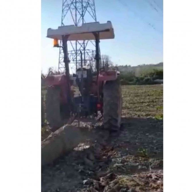 Hasat zamanı çiftçinin traktörünü çaldılar