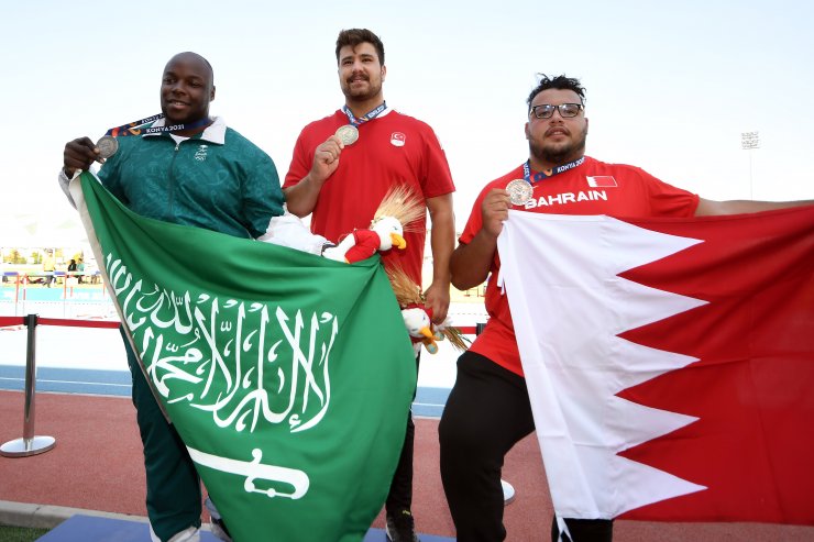 İslami Dayanışma Oyunları'nda gülle atmada millilerden altın madalya