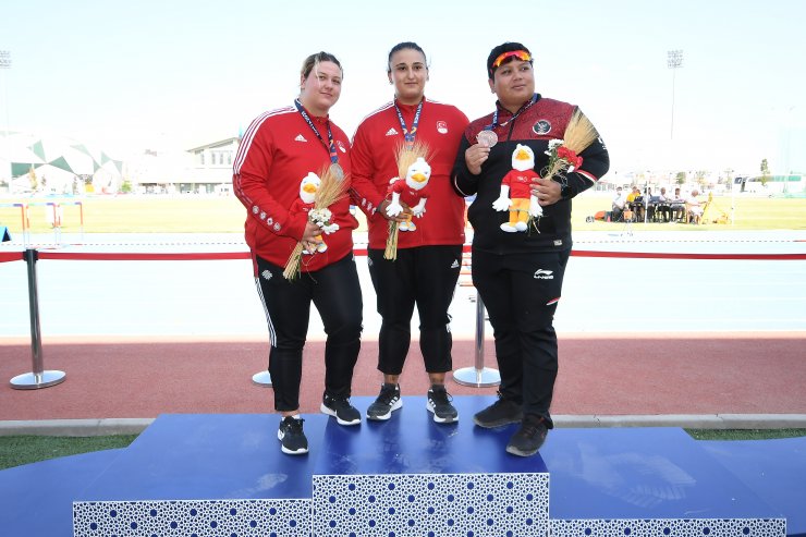 İslami Dayanışma Oyunları'nda gülle atmada millilerden altın madalya