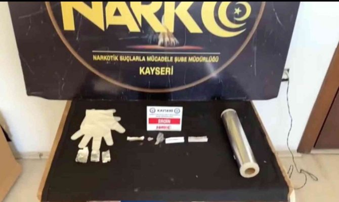 Kayseri’de uyuşturucu operasyonu