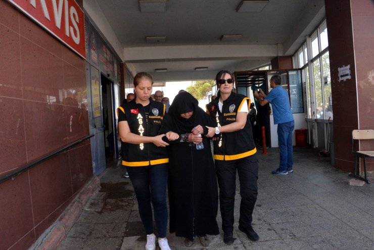 Kocasını ve kızını öldürüp üst üste gömen kadın adliyeye sevk edildi