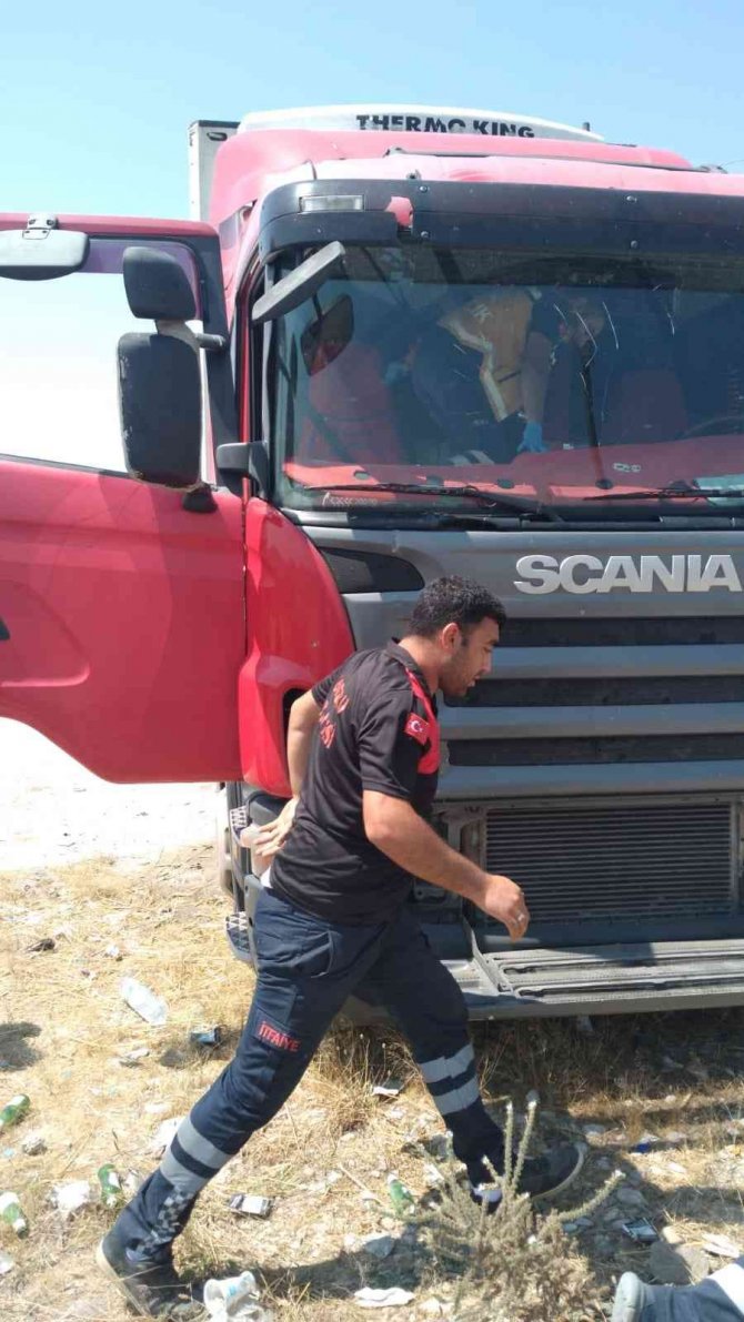 Park halindeki kamyonda ölü bulundu