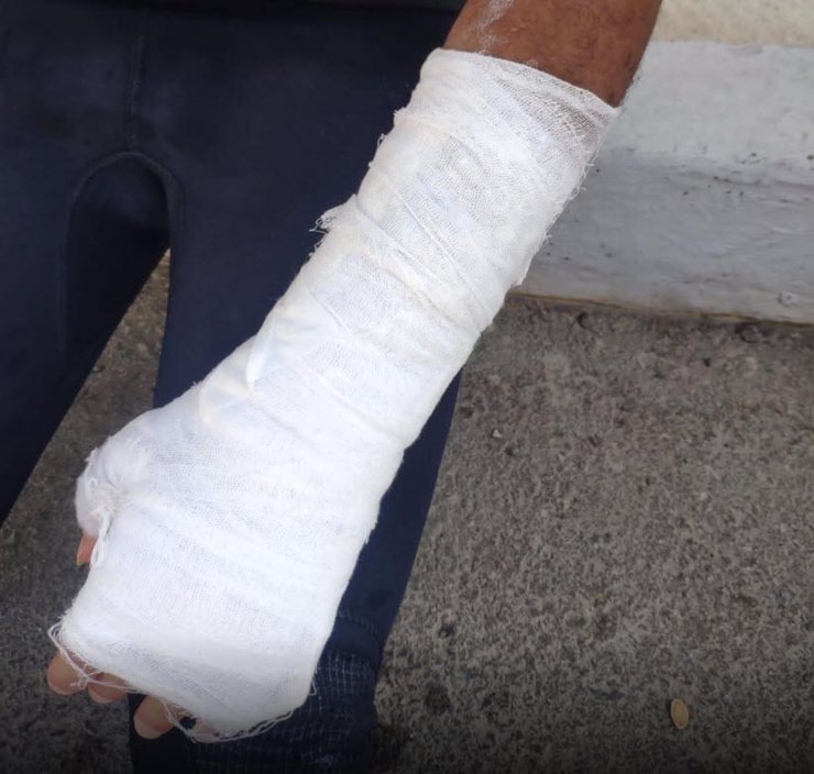 Yunan unsurlarının darbedip, Türk kara sularına ittiği kaçak göçmenler taburcu oldu