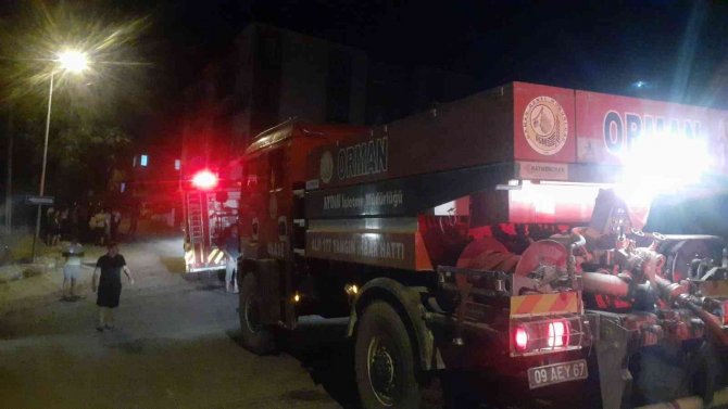 Aydın'da yangın: 2 kişi hastaneye kaldırıldı