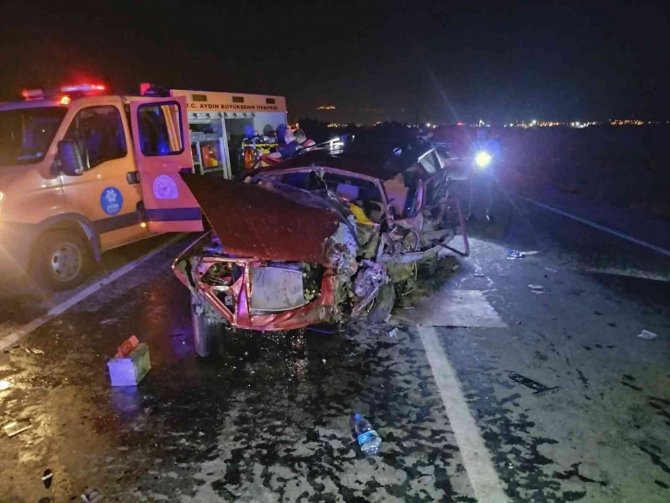 Nazilli’de trafik kazası: 1 ölü, 2 yaralı