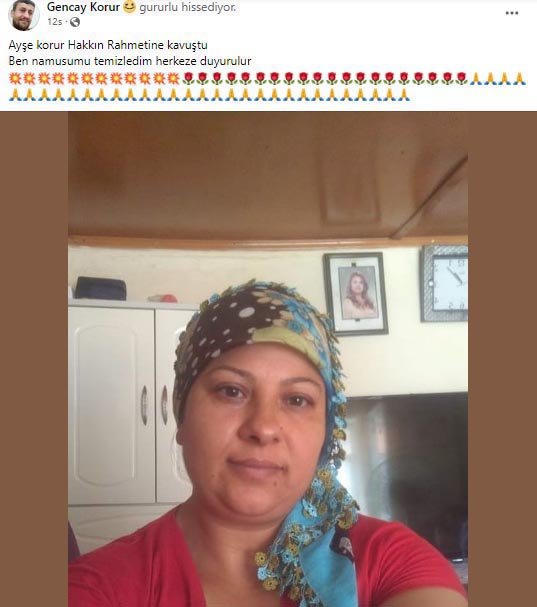 Eşini öldürüp, sosyal medyadan 'gururlu hissediyor' paylaşımı yapan şüpheli tutuklandı