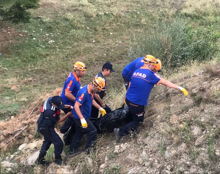 Hafif ticari araç şarampole yuvarlandı: 2 ölü