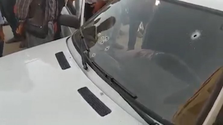 Pazar yerinde otomobili taradılar: 1 ölü