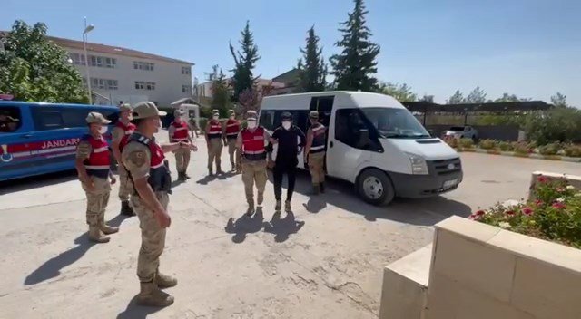 Fıstık bahçesinde saklanan 28 kaçak göçmen yakalandı