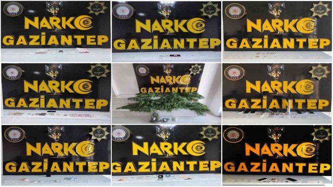 Gaziantep’te uyuşturucu operasyonu