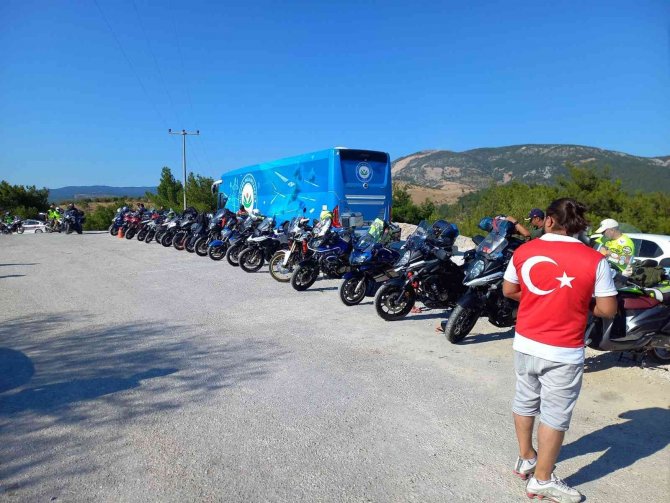 Motosiklet tutkunları Havran’da buluştu