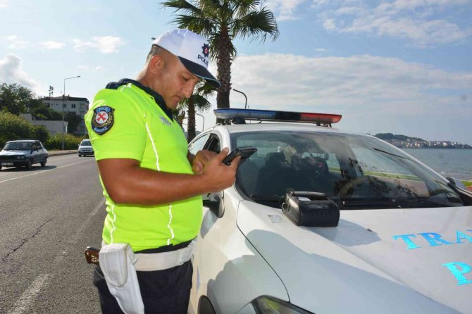 Ordu’da sürücülere emniyet kemeri uygulaması