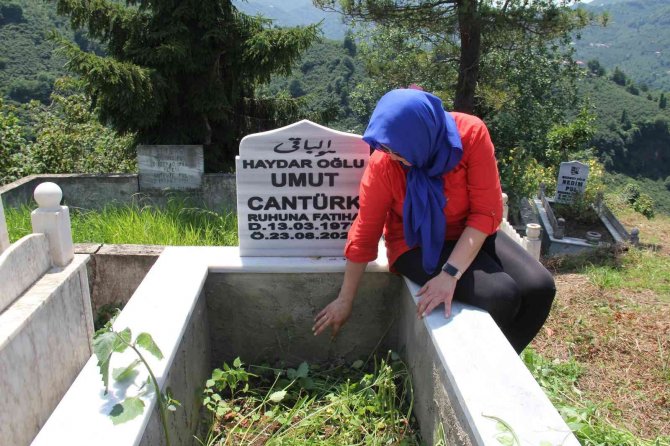 Umut’tan umudu kesen eşi boş mezar yaptırdı