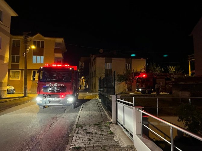 Yangın söndürme tüpünün tozundan etkilenen aile hastanelik oldu