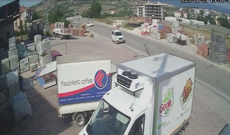 Sinop'ta dükkanın kurşunlanması kamerada