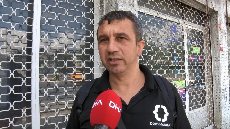 Boşaltılan binadan malzeme çalarken yakalanınca sokakta defalarca ateş etti