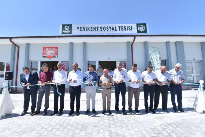 Karatay'da çok amaçlı sosyal tesis hizmete açıldı