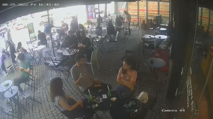 Beşiktaş tribün liderlerinden Seyit Subaşı'nın öldürüldüğü saldırı kamerada