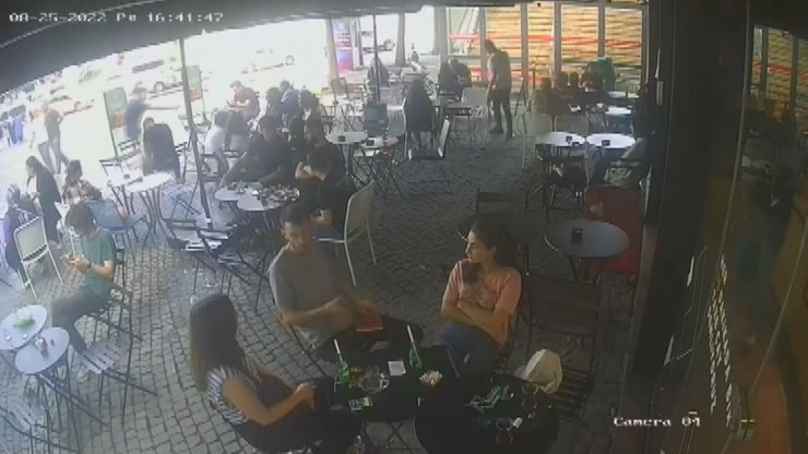 Beşiktaş tribün liderlerinden Seyit Subaşı'nın öldürüldüğü saldırı kamerada