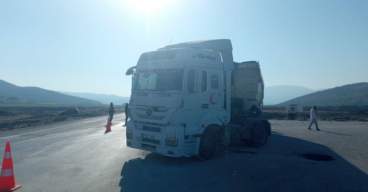 Gaziantep'te hafriyat kamyonu ile otomobil çarpıştı: 1 ölü, 1 yaralı