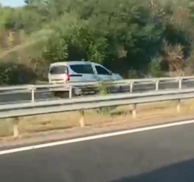 Ters yönde kilometrelerce giden sürücüye ceza