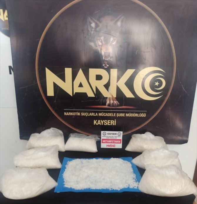 7,3 kilogram sentetik uyuşturucu ele geçirildi