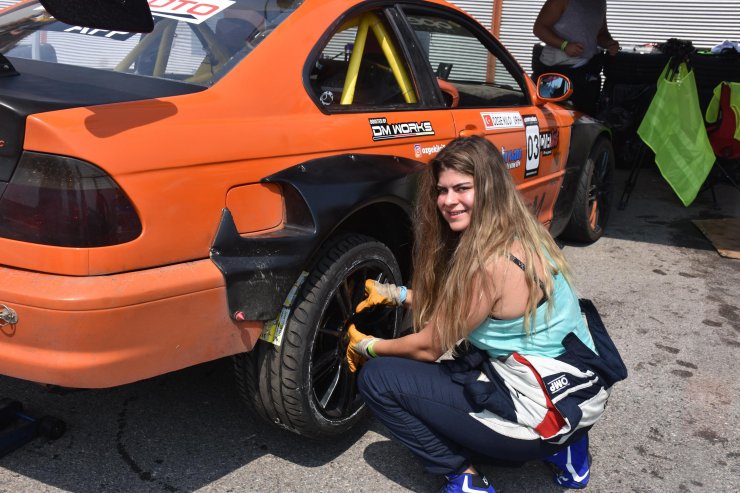 Türkiye'nin en genç drift pilotu piste çıktı